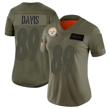 Women's Joaquin Davis Pittsburgh Steelers Limited Camo 2019 Salute to Service Jersey