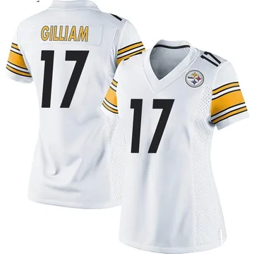 Women's Joe Gilliam Pittsburgh Steelers Game White Jersey
