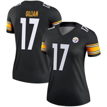 Women's Joe Gilliam Pittsburgh Steelers Legend Black Jersey