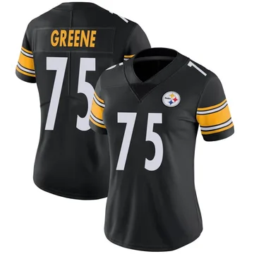 Women's Joe Greene Pittsburgh Steelers Limited Black Team Color Vapor Untouchable Jersey