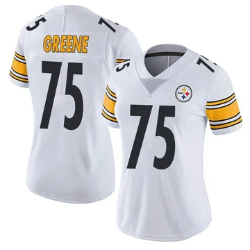 Women's Joe Greene Pittsburgh Steelers Limited White Vapor Untouchable Jersey