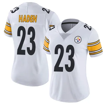 Women's Joe Haden Pittsburgh Steelers Limited White Vapor Untouchable Jersey