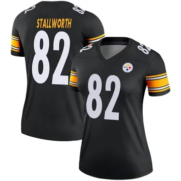 Women's John Stallworth Pittsburgh Steelers Legend Black Jersey