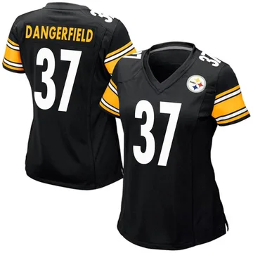 Women's Jordan Dangerfield Pittsburgh Steelers Game Black Team Color Jersey