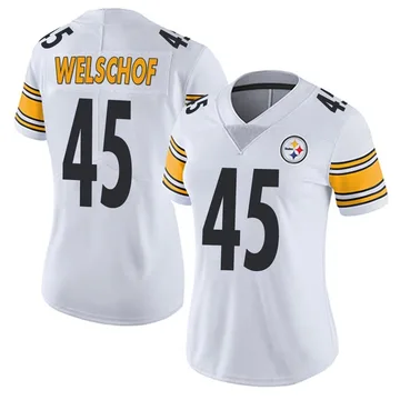 Women's Julius Welschof Pittsburgh Steelers Limited White Vapor Untouchable Jersey