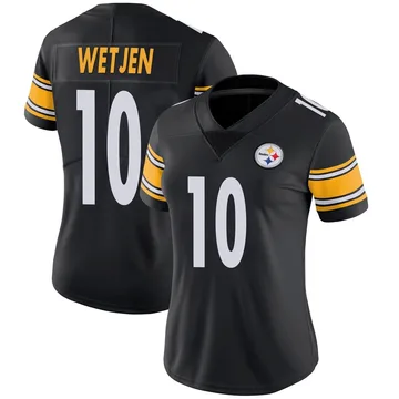 Women's Kaden Wetjen Pittsburgh Steelers Limited Black Team Color Vapor Untouchable Jersey