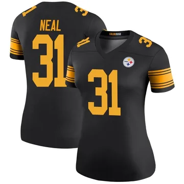 Women's Keanu Neal Pittsburgh Steelers Legend Black Color Rush Jersey
