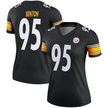Women's Keeanu Benton Pittsburgh Steelers Legend Black Jersey