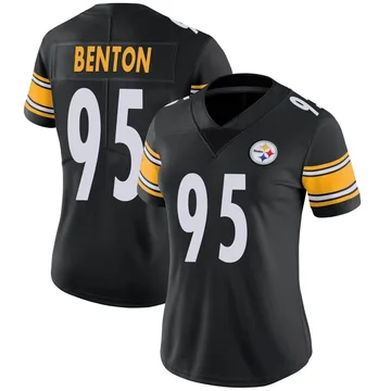 Women's Keeanu Benton Pittsburgh Steelers Limited Black Team Color Vapor Untouchable Jersey