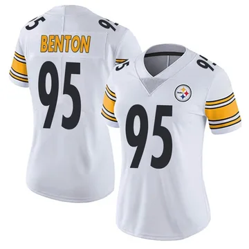 Women's Keeanu Benton Pittsburgh Steelers Limited White Vapor Untouchable Jersey