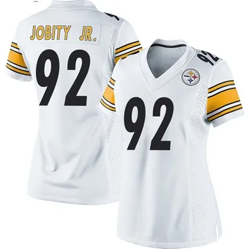 Women's Kevin Jobity Jr. Pittsburgh Steelers Game White Jersey