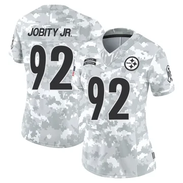 Women's Kevin Jobity Jr. Pittsburgh Steelers Limited Arctic Camo 2024 Salute to Service Jersey