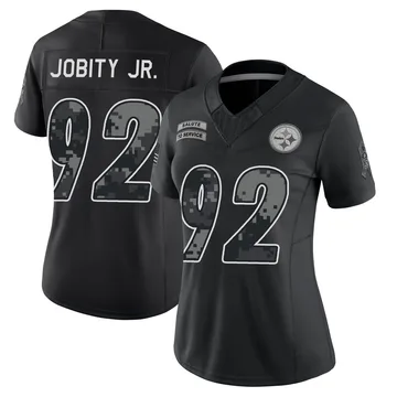 Women's Kevin Jobity Jr. Pittsburgh Steelers Limited Black 2026 Salute to Service Stitched Jersey