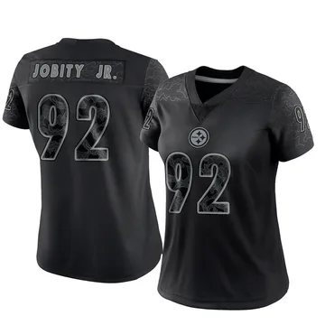 Women's Kevin Jobity Jr. Pittsburgh Steelers Limited Black Reflective Jersey