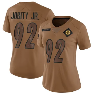Women's Kevin Jobity Jr. Pittsburgh Steelers Limited Brown 2023 Salute To Service Jersey