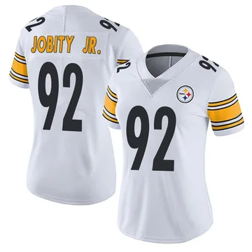 Women's Kevin Jobity Jr. Pittsburgh Steelers Limited White Vapor Untouchable Jersey
