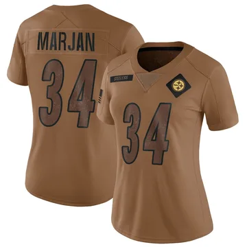 Women's Laith Marjan Pittsburgh Steelers Limited Brown 2023 Salute To Service Jersey