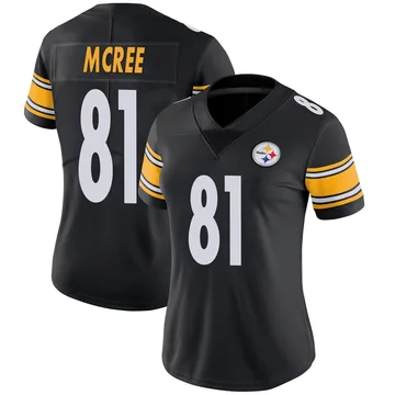 Women's Lake McRee Pittsburgh Steelers Limited Black Team Color Vapor Untouchable Jersey