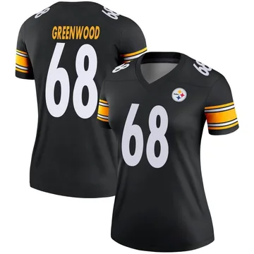 Women's L.C. Greenwood Pittsburgh Steelers Legend Black Jersey