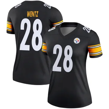 Women's Levi Wentz Pittsburgh Steelers Legend Black Jersey