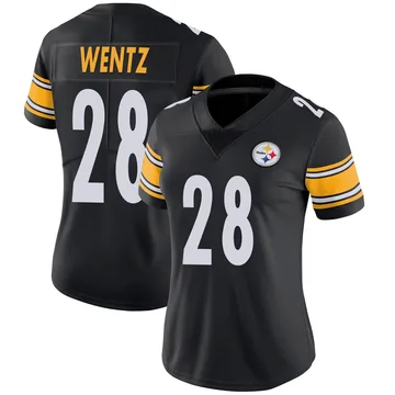 Women's Levi Wentz Pittsburgh Steelers Limited Black Team Color Vapor Untouchable Jersey