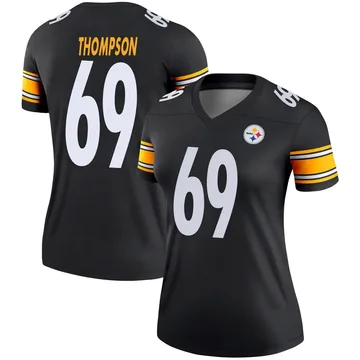 Women's Lorenzo Thompson Pittsburgh Steelers Legend Black Jersey