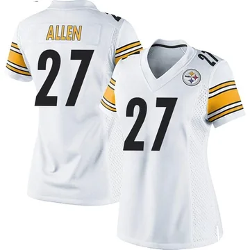 Women's Marcus Allen Pittsburgh Steelers Game White Jersey