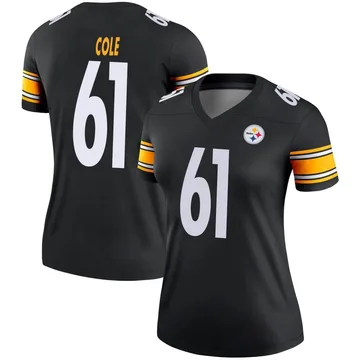 Women's Mason Cole Pittsburgh Steelers Legend Black Jersey