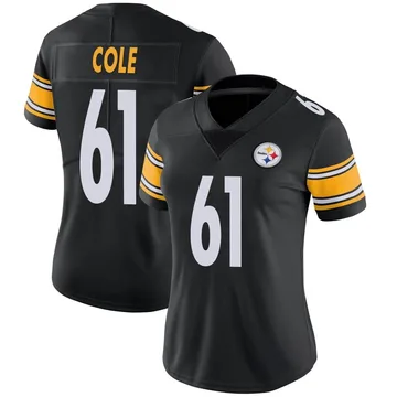 Women's Mason Cole Pittsburgh Steelers Limited Black Team Color Vapor Untouchable Jersey
