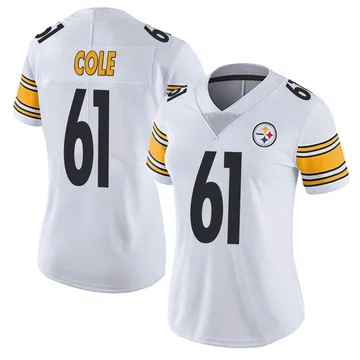 Women's Mason Cole Pittsburgh Steelers Limited White Vapor Untouchable Jersey