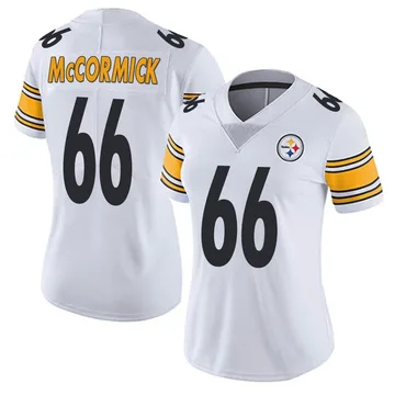 Women's Mason McCormick Pittsburgh Steelers Limited White Vapor Untouchable Jersey