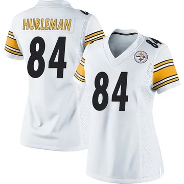 Women's Max Hurleman Pittsburgh Steelers Game White Jersey