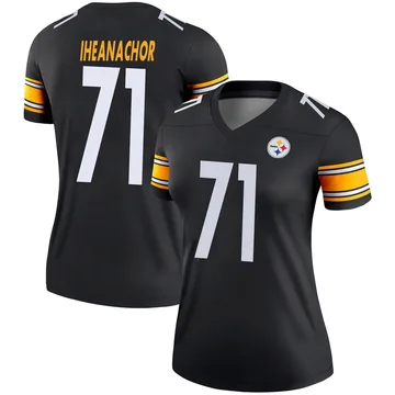 Women's Max Iheanachor Pittsburgh Steelers Legend Black Jersey