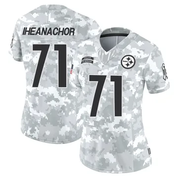 Women's Max Iheanachor Pittsburgh Steelers Limited Arctic Camo 2024 Salute to Service Jersey