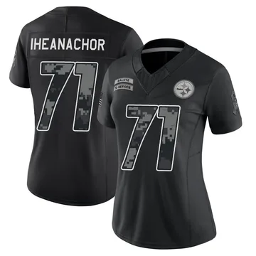 Women's Max Iheanachor Pittsburgh Steelers Limited Black 2026 Salute to Service Stitched Jersey