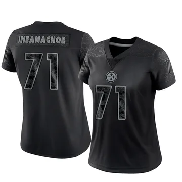 Women's Max Iheanachor Pittsburgh Steelers Limited Black Reflective Jersey
