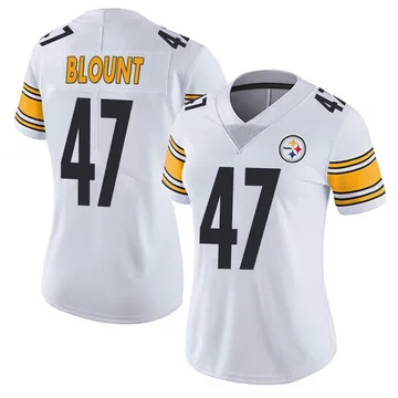 Women's Mel Blount Pittsburgh Steelers Limited White Vapor Untouchable Jersey