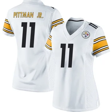 Women's Michael Pittman Jr. Pittsburgh Steelers Game White Jersey