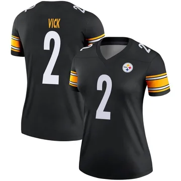 Women's Mike Vick Pittsburgh Steelers Legend Black Jersey