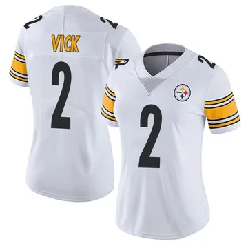 Women's Mike Vick Pittsburgh Steelers Limited White Vapor Untouchable Jersey