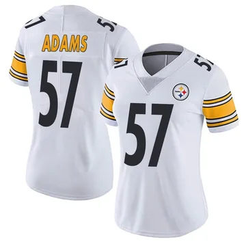Women's Montravius Adams Pittsburgh Steelers Limited White Vapor Untouchable Jersey