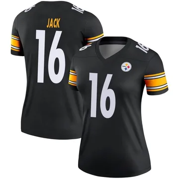 Women's Myles Jack Pittsburgh Steelers Legend Black Jersey