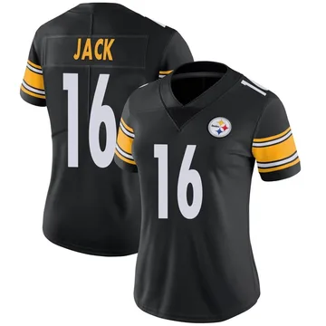 Women's Myles Jack Pittsburgh Steelers Limited Black Team Color Vapor Untouchable Jersey