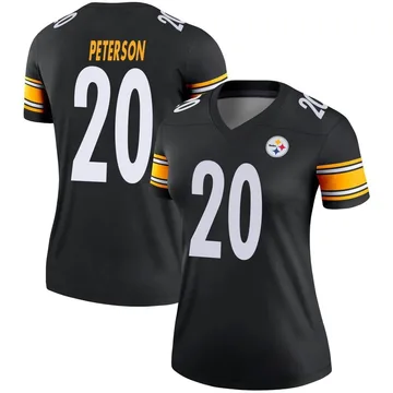 Women's Patrick Peterson Pittsburgh Steelers Legend Black Jersey