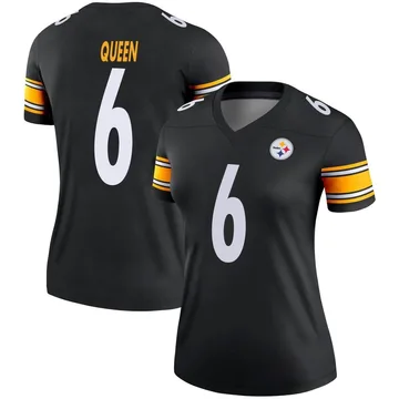 Women's Patrick Queen Pittsburgh Steelers Legend Black Jersey