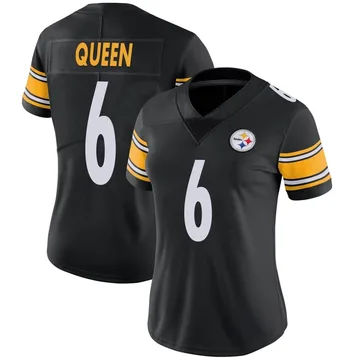 Women's Patrick Queen Pittsburgh Steelers Limited Black Team Color Vapor Untouchable Jersey