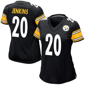Women's Rayshawn Jenkins Pittsburgh Steelers Game Black Team Color Jersey
