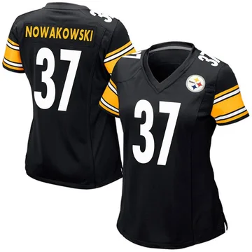 Women's Riley Nowakowski Pittsburgh Steelers Game Black Team Color Jersey