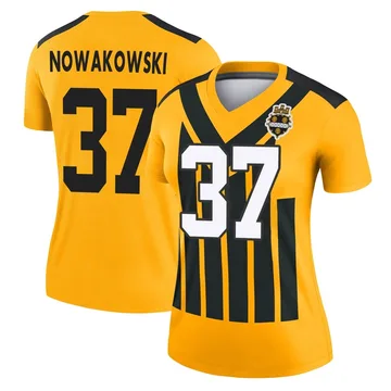 Women's Riley Nowakowski Pittsburgh Steelers Legend Gold Alternate 1933 Throwback Performance Jersey