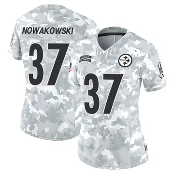 Women's Riley Nowakowski Pittsburgh Steelers Limited Arctic Camo 2024 Salute to Service Jersey